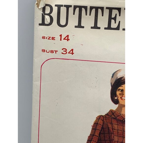 Butterick Misses Coats Sewing Pattern Sz 14 4629 - Picture 3 of 4